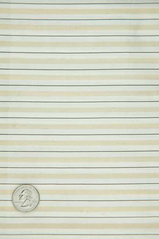 Multicolor Striped Silk Shantung 236 Fabric