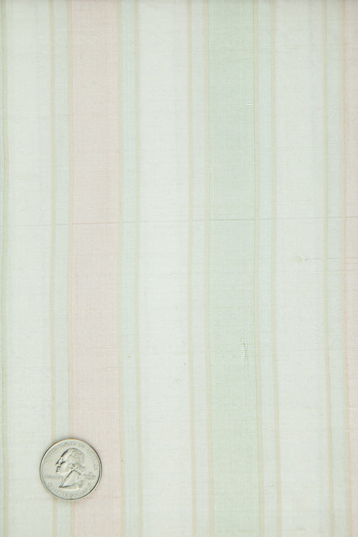 Multicolor Striped Silk Shantung 241 Fabric