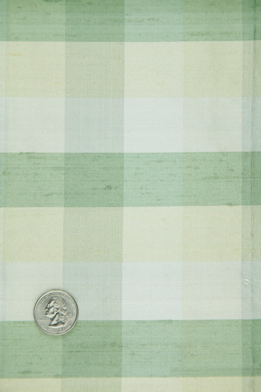 Multicolor Plaid Silk Shantung 251 Fabric