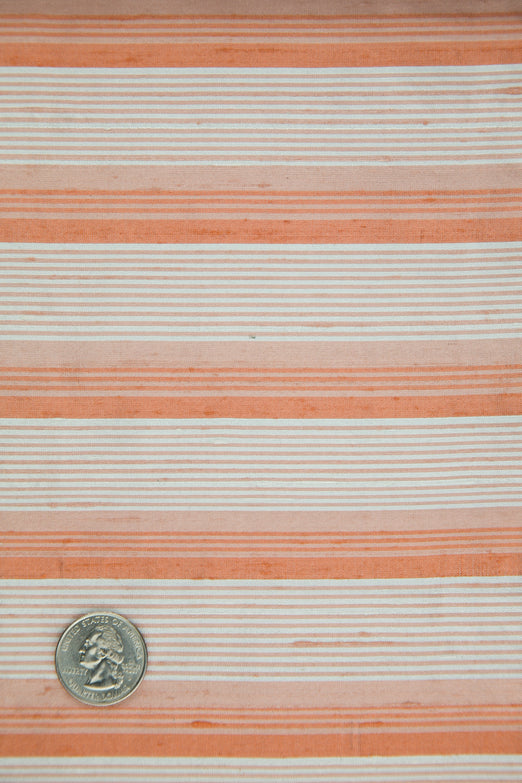 Multicolor Striped Silk Shantung 278 Fabric