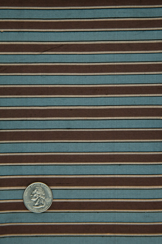 Multicolor Striped Silk Shantung 281 Fabric