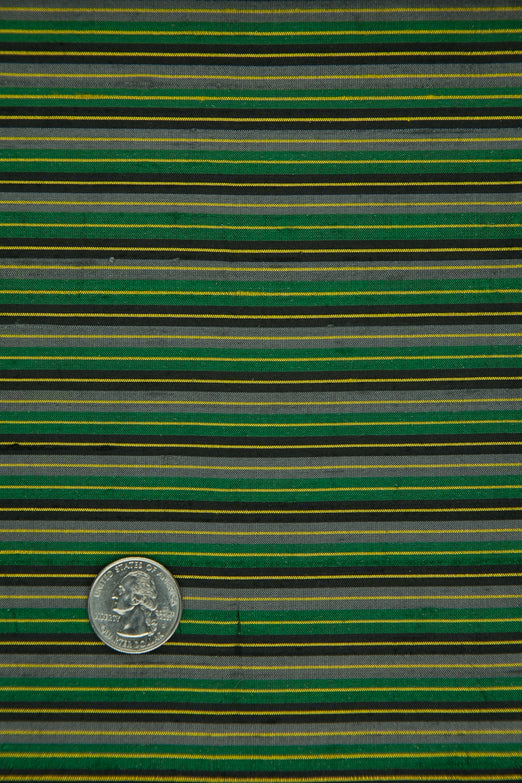 Multicolor Striped Silk Shantung 286 Fabric