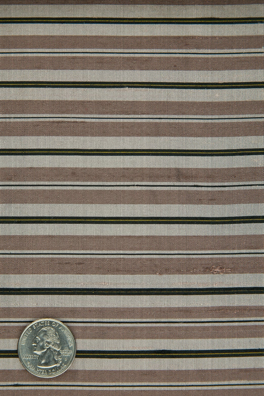 Multicolor Striped Silk Shantung 288 Fabric