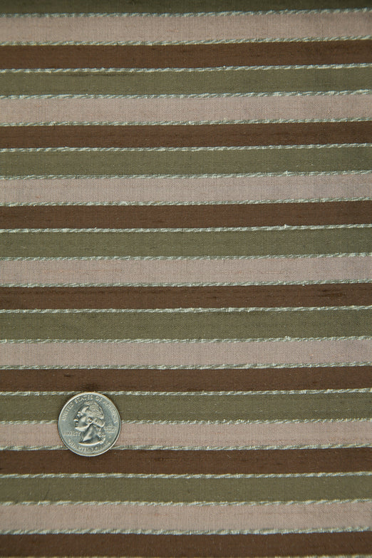 Multicolor Striped Silk Shantung 296 Fabric
