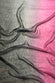 Fuchsia Rose/Black Ombre Silk Chiffon 2D-1001 Fabric