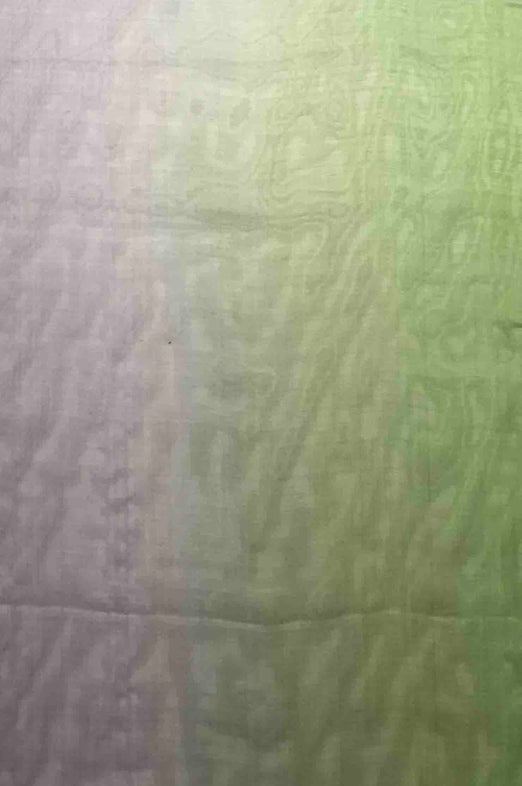 Dusk/Grass Green Ombre Silk Chiffon 2D-1013 Fabric