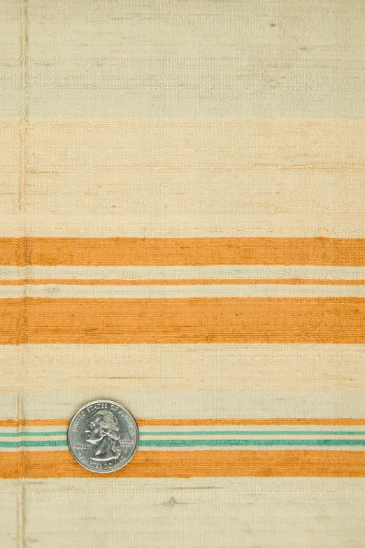 Multicolor Striped Silk Shantung 306 Fabric