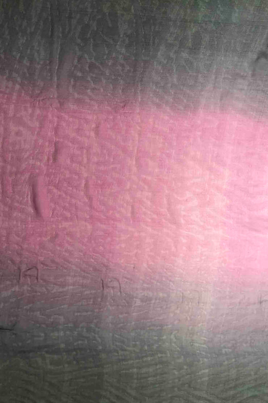 Very Berry/Black/Charcoal Ombre Silk Chiffon 3D-1023 Fabric
