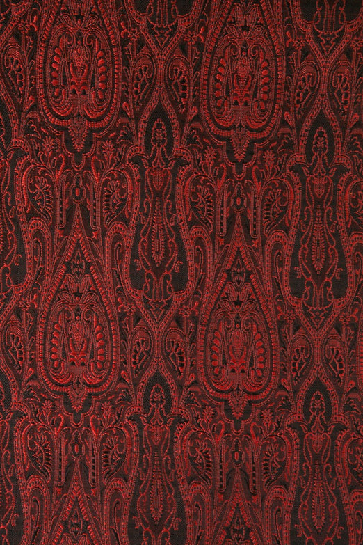 Red Silk Brocade 402 Fabric