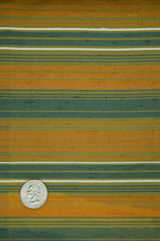 Multicolor Striped Silk Shantung 402 Fabric