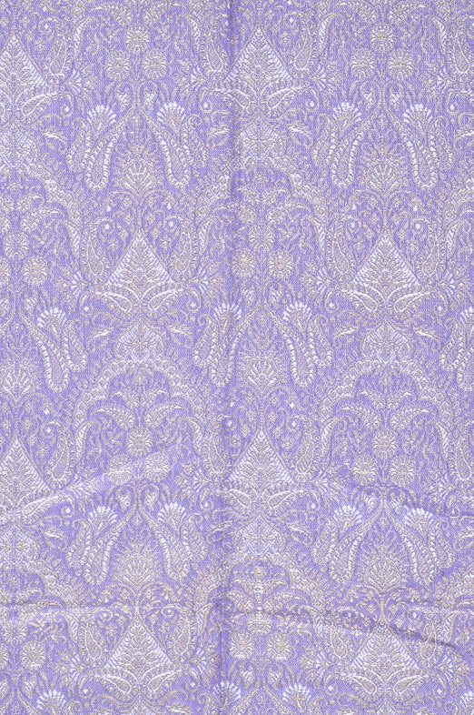 Lavender Silk Brocade Fabric