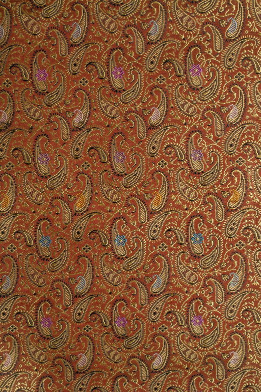 Multicolor Gold Silk Brocade 427 Fabric