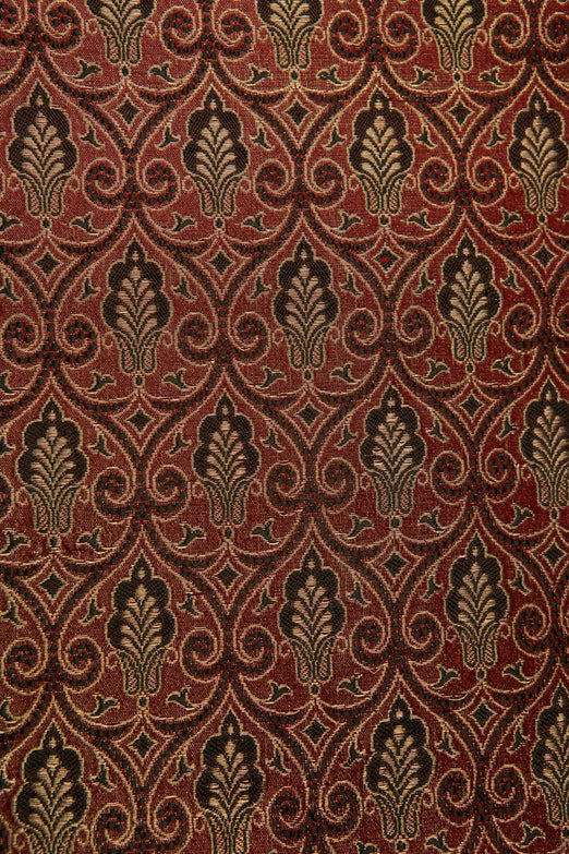 Red Silk Brocade 437 Fabric