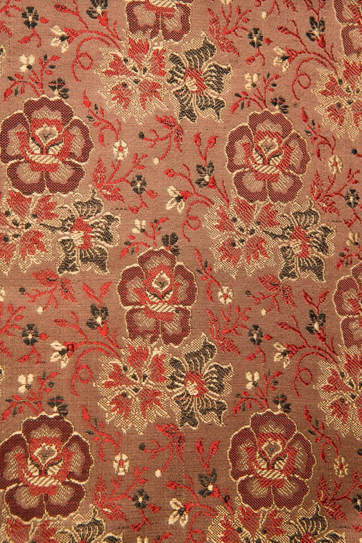 Red Silk Brocade 446 Fabric