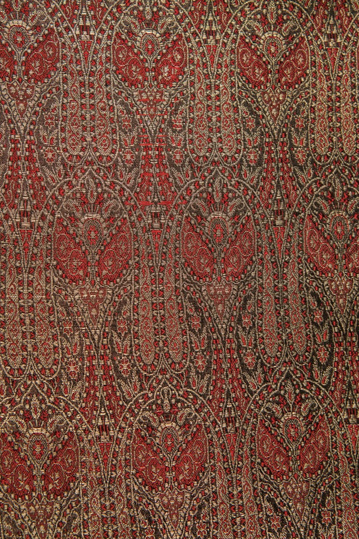 Red Silk Brocade 453 Fabric