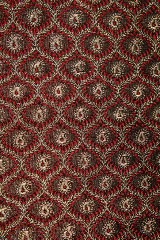 Red Silk Brocade 459 Fabric