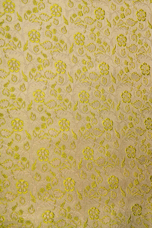 Green Silk Brocade 466 Fabric