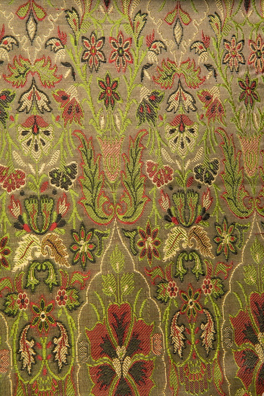 Green Silk Brocade 486 Fabric