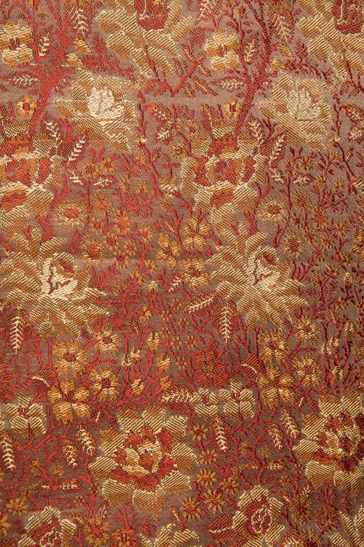 Red Silk Brocade 491 Fabric