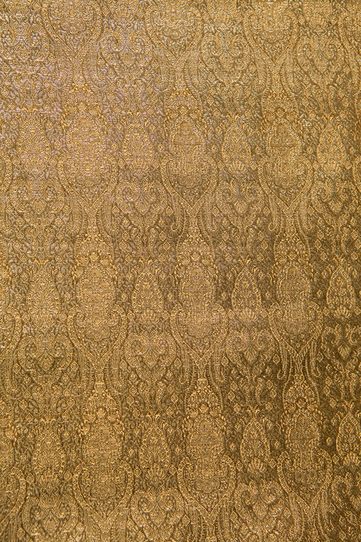 Gold Silk Brocade 496 Fabric