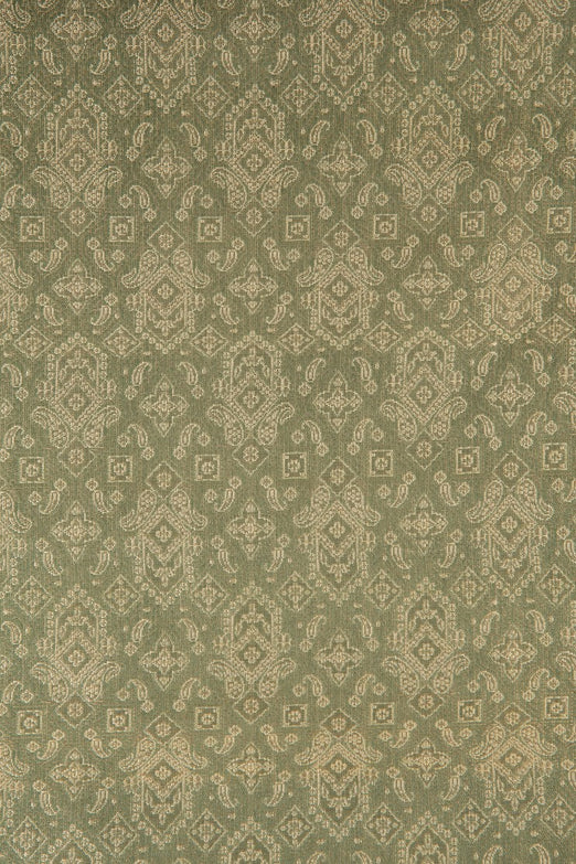 Green Silk Brocade 502 Fabric