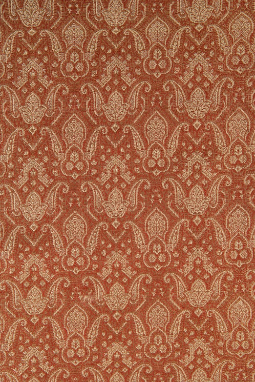 Orange Silk Brocade 505 Fabric