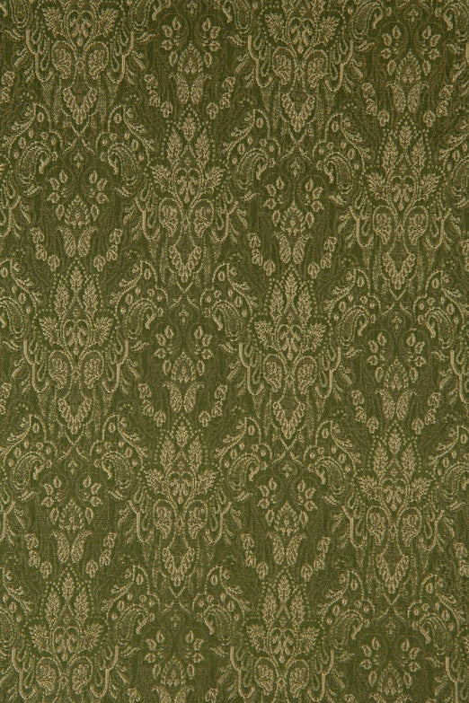 Green Silk Brocade 510 Fabric