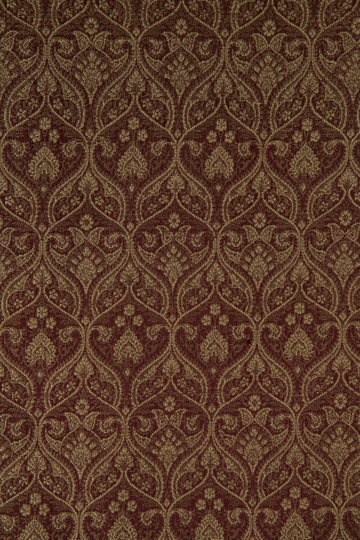 Golden Red Silk Brocade 514 Fabric