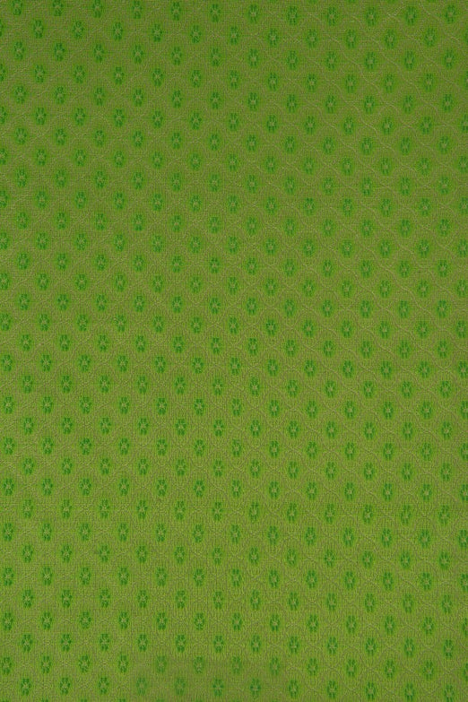 Bright Green Silk Brocade 515 Fabric