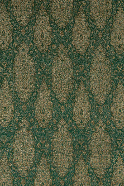 Forest Green Silk Brocade 517 Fabric