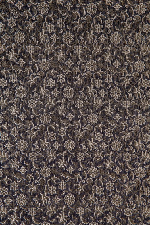 Blue Silver Silk Brocade 518 Fabric
