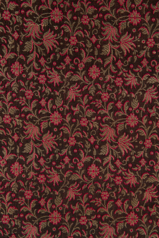 Red Pink Tint Silk Brocade 519 Fabric