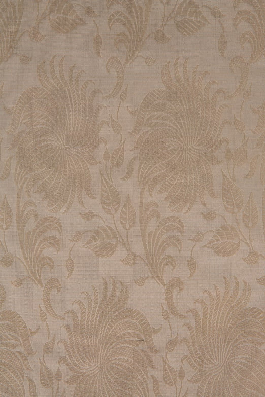 Cream Gold Silk Brocade 529 Fabric