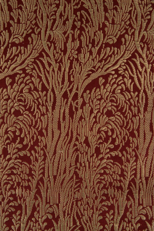 Golden Red Silk Brocade 532 Fabric