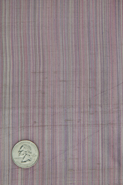 Multicolor Striped Silk Shantung 573 Fabric