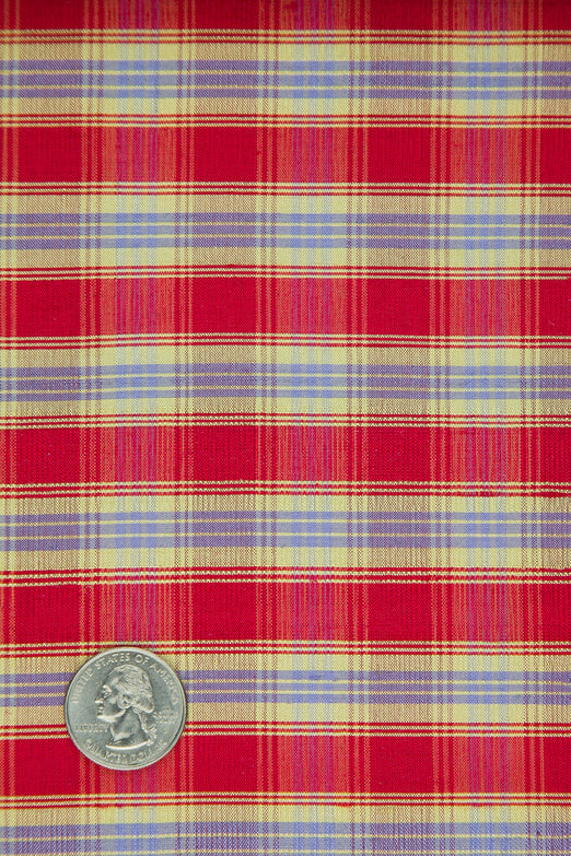 Mulitcolor Tartan Shantung 585 Fabric