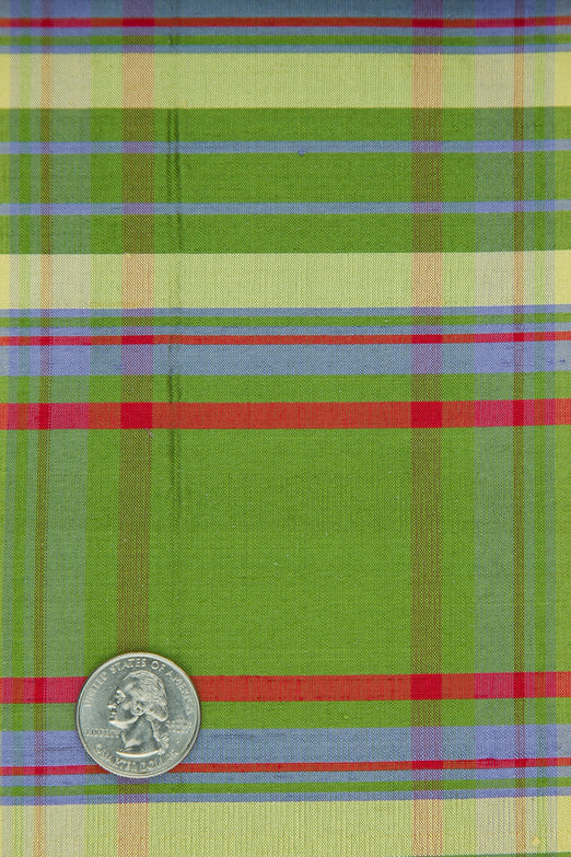 Mulitcolor Tartan Shantung 592 Fabric