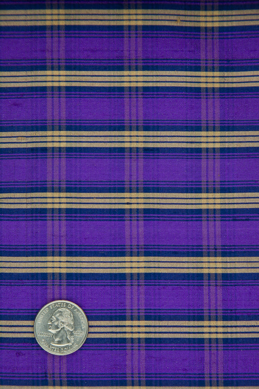 Mulitcolor Tartan Shantung 595 Fabric