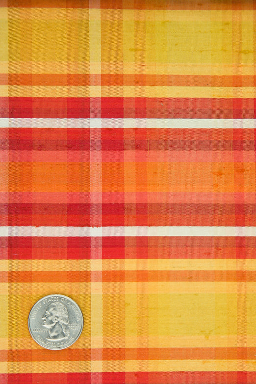 Mulitcolor Tartan Shantung 661 Fabric