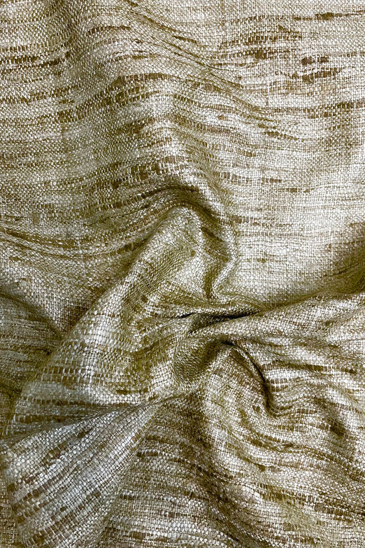 Pale Olive Green Silk Tussah