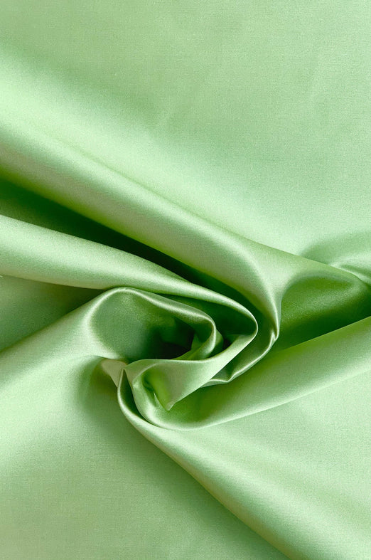 Key Lime Silk Zibeline Fabric
