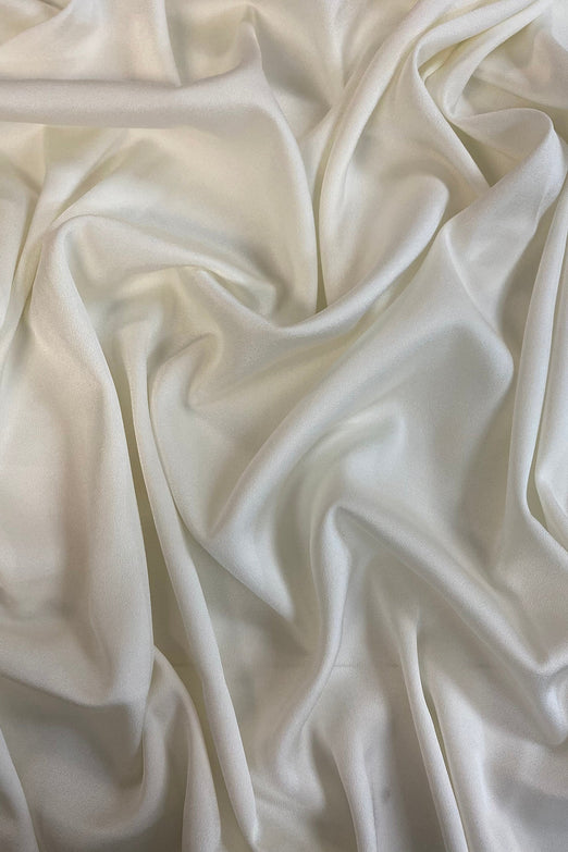Triacetate Satin Backed Crepe in Porcelain