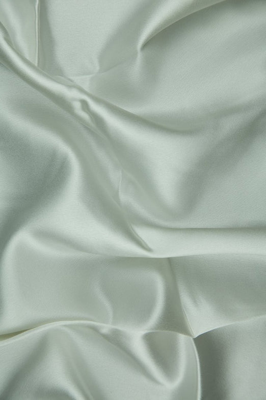 Off White Silk Crepe Back Satin Fabric