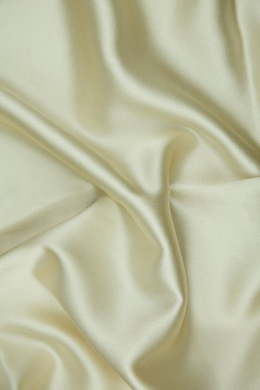 Champagne Silk Crepe Back Satin Fabric