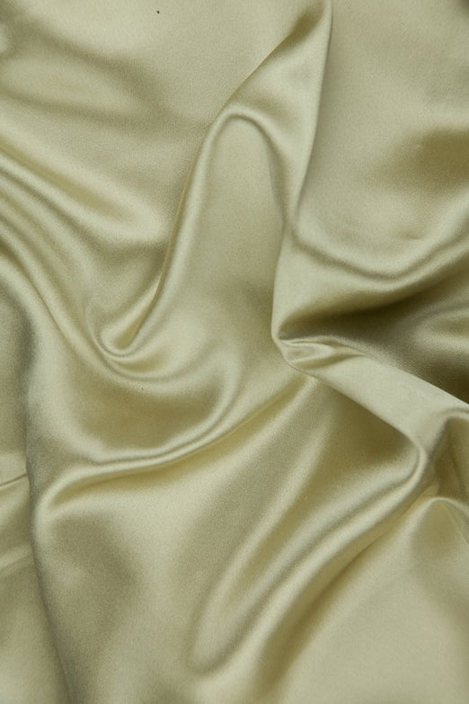 Macadamia Silk Crepe Back Satin Fabric
