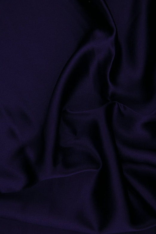 Mulberry Purple Silk Crepe Back Satin Fabric