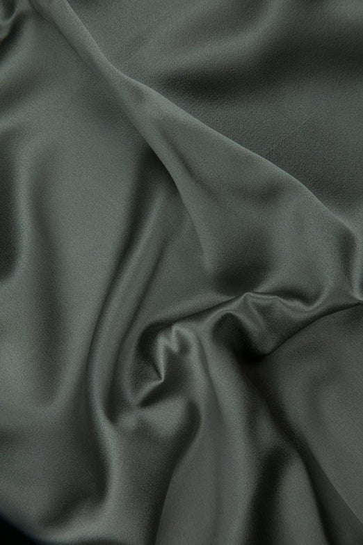 Cloudburst Silk Crepe Back Satin Fabric