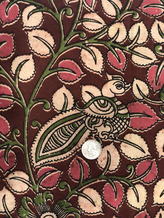 Multicolor Cotton Kalamkari Hand Prints CHP-209/1 Fabric