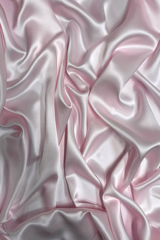 Baby Pink Charmeuse Silk Fabric