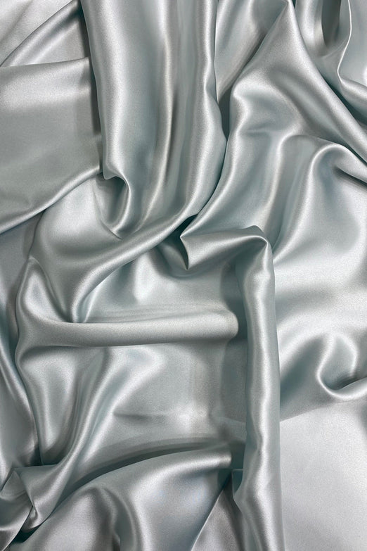 Seafoam Charmeuse Silk Fabric